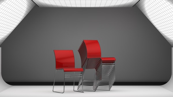 contemporary stacking chair 3d c4d - Stacking Chair by mrviz